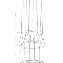 A model for the calculation of a pier