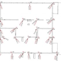 A plan of as-built structure