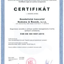 ČSN EN ISO 9001:2016